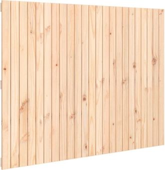 vidaXL Cabecero De Cama De Pared Madera Maciza De Pino 146,5x3x110 Cm Vidaxl