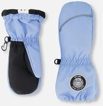 Deux par Deux Baby Girl Winter Mittens Play in Light Blue at Nordstrom, Size 12-24M