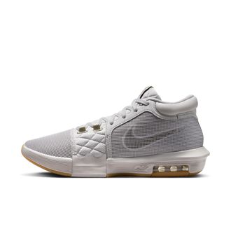 Nike Mens LeBron Witness 8 Basketball Shoes in Grey | FB2239-003
