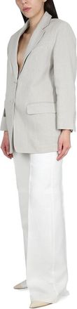 Max Mara Linen Cr&ecirc;pe Jacket - Beige