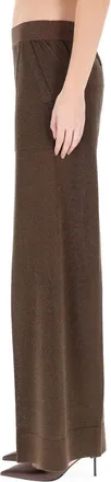 Circus Hotel Tailored Viscose Trousers - Brown