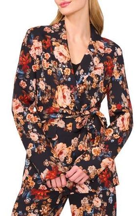 Ted Baker Floral Blazer in Rich Black at Nordstrom Rack, Size 12