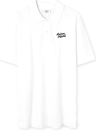 Maison Kitsun&eacute; Polo Shirts - Heren - Polos - Wit - L - Tops