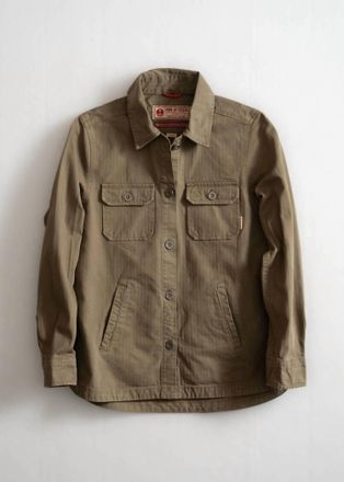 Iron And Resin Womens Dunn Shirt In Khaki