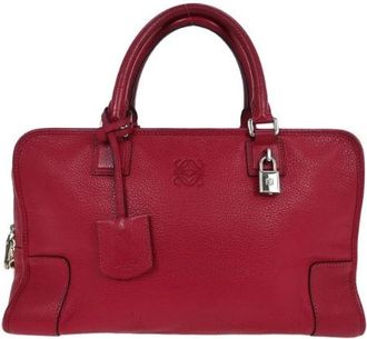Loewe Pre-owned Handbag - Dames - Vintage Handtas - Rood - ONE Size - Leer - Vintage