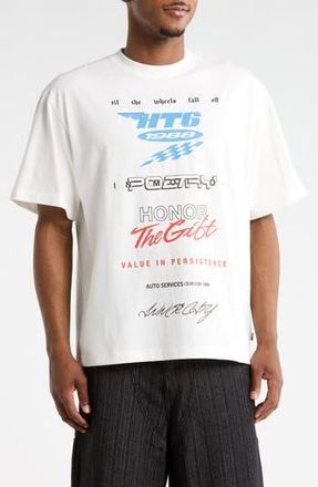 Honor The Gift Persistence Race Graphic T-Shirt in White at Nordstrom Rack, Size X-Large