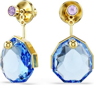 Swarovski Gema Crystal Jacket Earrings in Blue at Nordstrom