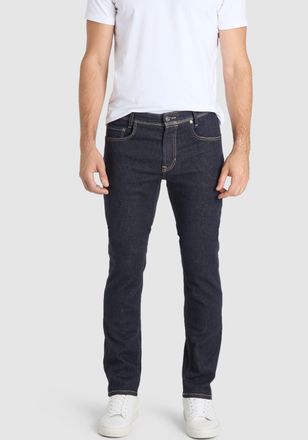MAC Broeken Straight-Jeans MAC Flexx-Driver, Herren, Gr. 31, L&auml;nge 32, ever blau, Denim/Jeans, Obermaterial: 92% Baumwolle, 6% Elastomultiester, 2% Elasthan, Jean