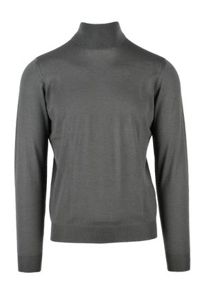 Drumohr Extrafine Merino Wool Turtleneck - Grey