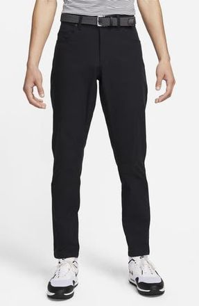 Nike Tour Five-Pocket Slim Golf Pants in 010 Black/black at Nordstrom Rack, Size 34 X 32