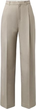 Drykorn Hardly Wijde Broek - Dames - Wijde Broeken - Beige - W27 L34 - Wol - Broeken