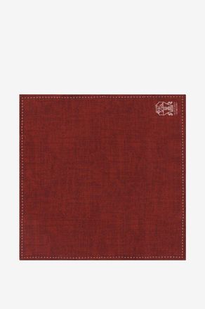 Brunello Cucinelli Einfarbiges Einstecktuck mit Logodetail