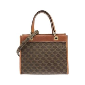 Celine Pre-owned Mini Bags, female, Brown, Size: ONE SIZE Pre-owned Coated Canvas Shoulder Bag