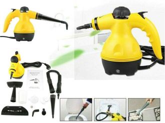 Trade Shop Trade Shop - Limpiador De Vapor El&eacute;ctrico Port&aacute;til Multiusos 1000 Vatios 350 Ml 50 &deg; C Accesorios