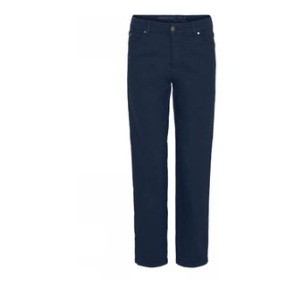 C.Ro Dames, Broeken, Blauw, Maat: L