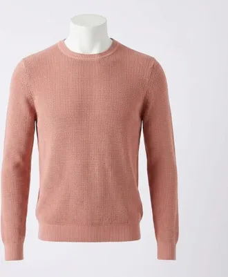 Faherty Sunwashed Crewneck Sweater In Dusty Sienna