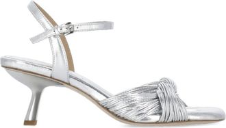 Ash 70 mm geknoopte sandalen met enkelbandje - Zilver