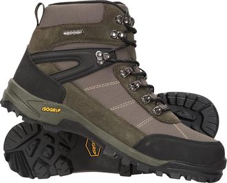 Mountain Warehouse Storm Mens Waterproof Boots - IsoGrip Shoes, Durable Rain Shoes, Mesh Lining Hiking Boots, Heel & Toe Bumpers - For Spring Summer, Walking, Travelling
