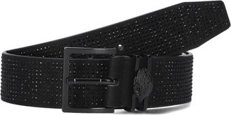 Kurt Geiger Shoreditch Gem 40 Riem - Dames - Riemen - Zwart - S/M - Leer - Accessoires