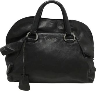 Prada Pre-owned Handbags, female, Black, Size: ONE SIZE Pre-owned Bauletto Satchel