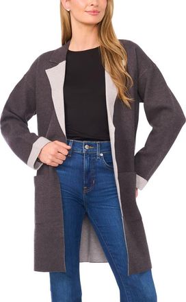 Halogen Open Front Coat in Medium Heather Grey at Nordstrom Rack, Size Xx-Large