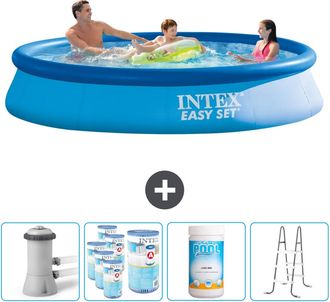 Intex Piscina Easy Set Redonda - 366x76 Cm - 7-piezas Scb96