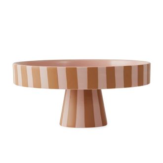 OYOY Toppu Tablett, &Oslash; 20 x H 9 cm, rosa / karamell
