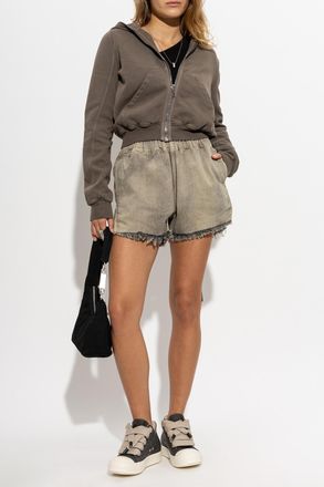 Rick Owens Hooded Sweatshirt, Womens, Grey