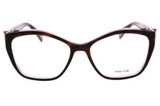 Police VPLL32M Cat Eye Acetate Eyeglasses - Brown