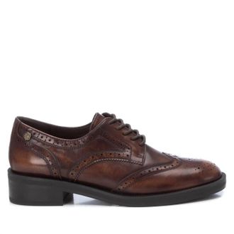 Xti Womens Leather Moccasins In Brown