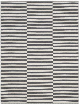 Safavieh Alfombra algod&oacute;n neutrale/grigio 122 x 183 cm