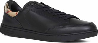 Burberry Mens Sneakers Black Calf Leather Trainers