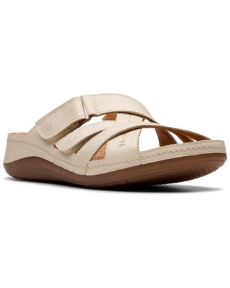 Clarks Cecily Leather Slide