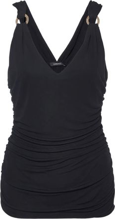 Versace V-neck tank top - Black
