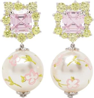 Shushu/Tong Painted Faux-pearl Earrings