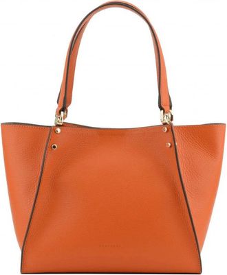 Pourchet Dames, Tassen, Oranje, Maat: ONE Size Leer