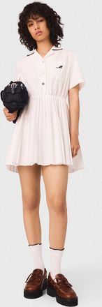 Maje Short-sleeve Shirt Dress - White - Maje