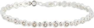 Nordstrom Rack Bezel Set CZ Tennis Bracelet in Clear- Silver at Nordstrom Rack