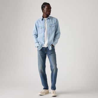 Levi's 502 Taper Jeans - Mens - 28X30 - Medium Wash / Denim Detour Adv