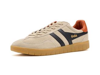 Gola Atlas Mens Cross Training Shoes Bone/Black/Moody Orange/Gum : 10.5 D - Medium, Leather