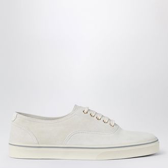 Brunello Cucinelli White suede calfskin sneakers