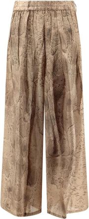 Mes Demoiselles... Tora Pants - Dames - Wijde Broeken - Beige - XS - Broeken