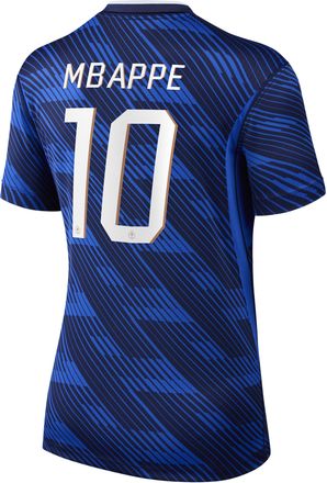 Nike Kylian Mbapp&eacute; France National Team 2026 Stadium Home Nike Womens Dri-FIT Soccer Jersey in Blue | NN203949101-FFF