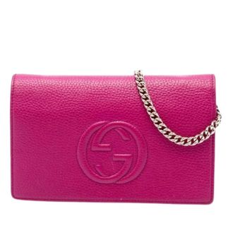 Gucci Pre-owned Vintage Crossbody Bag - Dames - Pre-owned - Roze - Maat: ONE Size Leer