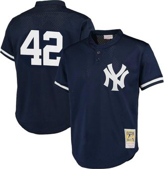 Mitchell & Ness Mens Mitchell & Ness Mariano Rivera Navy New York Yankees Cooperstown Collection Big & Tall Mesh Batting Practice Jersey at Nordstrom, Size 4X-Large