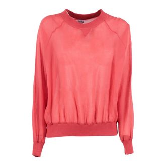 Aspesi TOP Donna - Dames - Longsleeves - Rood - L - Tops