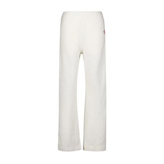 Casablanca Boucl&eacute; Fleece Track Pants - Dames - Sweatpants - Wit - M - Wol - Broeken