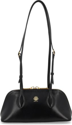 Bally Black Calf Leather Praline Shoulder Bag