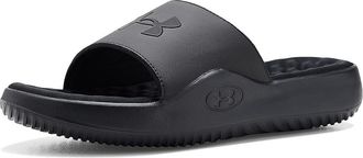 Under Armour Ignite Pro 8 Fixed Band Slides Mens Sandals Black/Black/Black : 15 D - Medium, Rubber