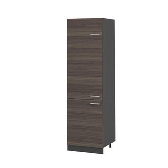 Vicco Armario Para Frigor&iacute;fico Empotrado R-line, Gris Noble, 60 Cm